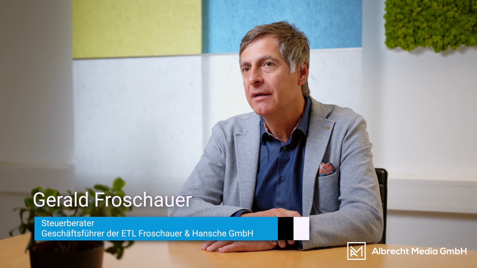 Videoreferenz von Gerald Froschauer, Geschäftsführer bei ETL Froschauer & Hansche GmbH